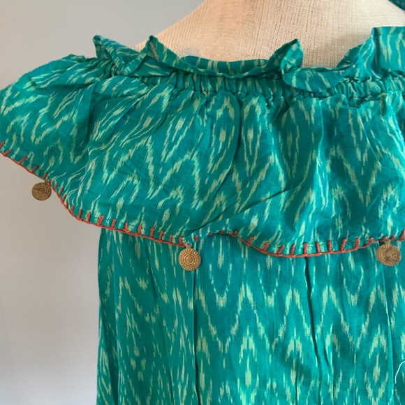 THML Ruffle Print Blouse - Picture 2 of 3